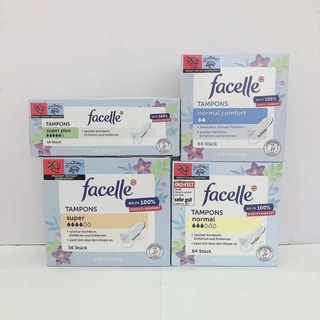 Băng vệ sinh Tampon Facelle đầy đủ size chuẩn Đức