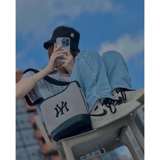 Túi Xách MLB Basic Big Logo Bucket Bag B489 | Unisex - Full Tag Code