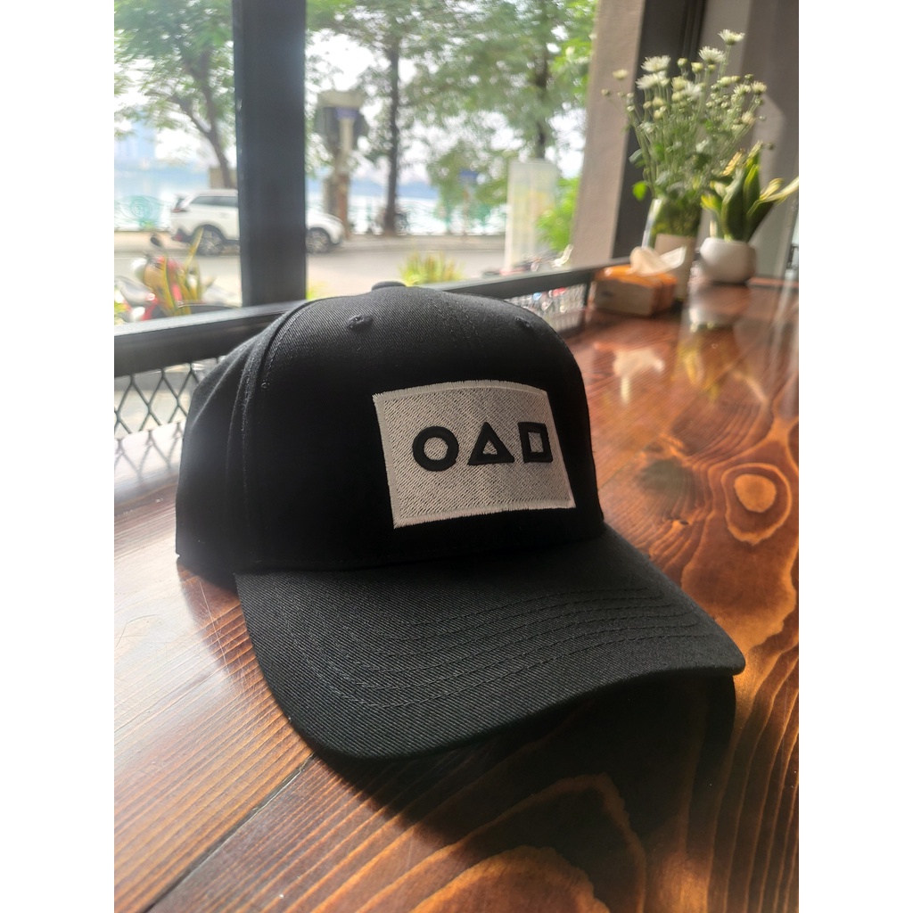 Mũ lưỡi trai - nón kết Đen Basic SquidG.Cap unisex hơi phản quang nhẹ dành cho cả nam và nữ Li'T Design