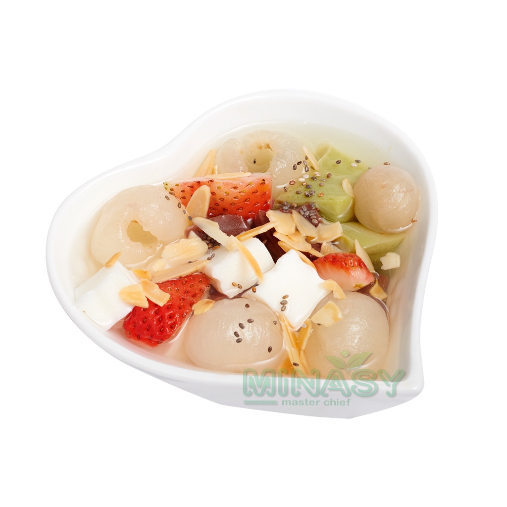 Set chè khúc bạch tự nấu thơm ngon thanh mát 3 vị thạch - MINASY
