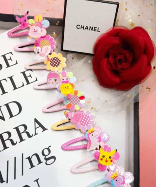 KẸP TÓC THÚ NHÚNG 3D CHO BÉ GÁI