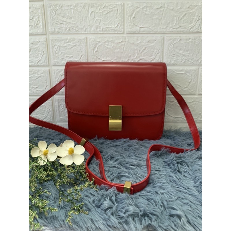 Túi si Céline - màu đỏ tươi