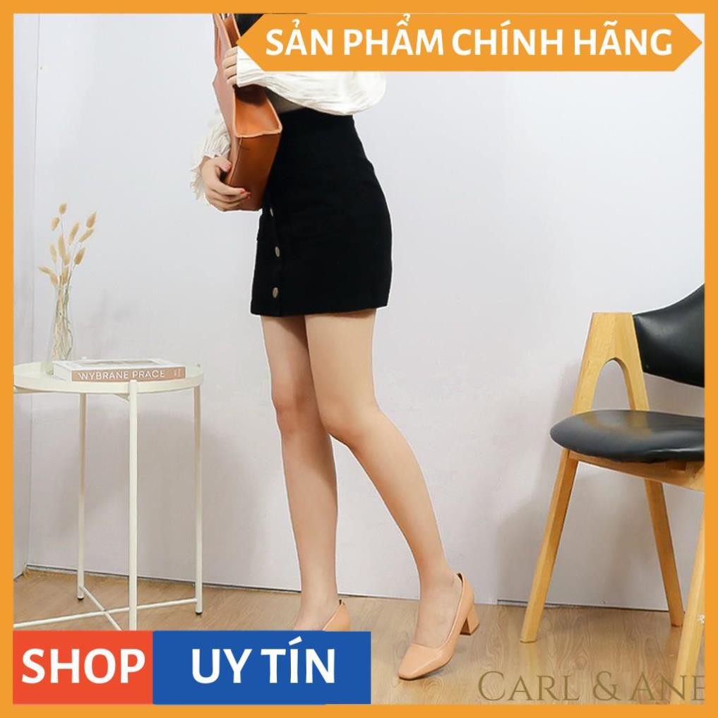 Carl & Ane - [Form lớn lùi 1 size] Giày cao gót thời trang nữ bít mũi kiểu dáng cơ bản cao 5cm màu bò _ CP004