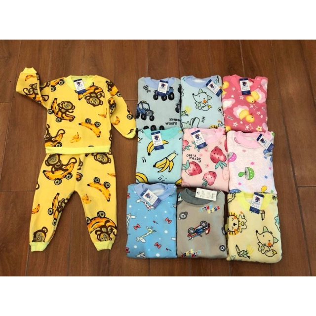 Combo 5 bộ nỉ hàng túi zip xuất hàn
