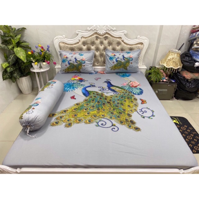 Drap thun lạnh 5D cao cấp mẫu công ( 5 màu)