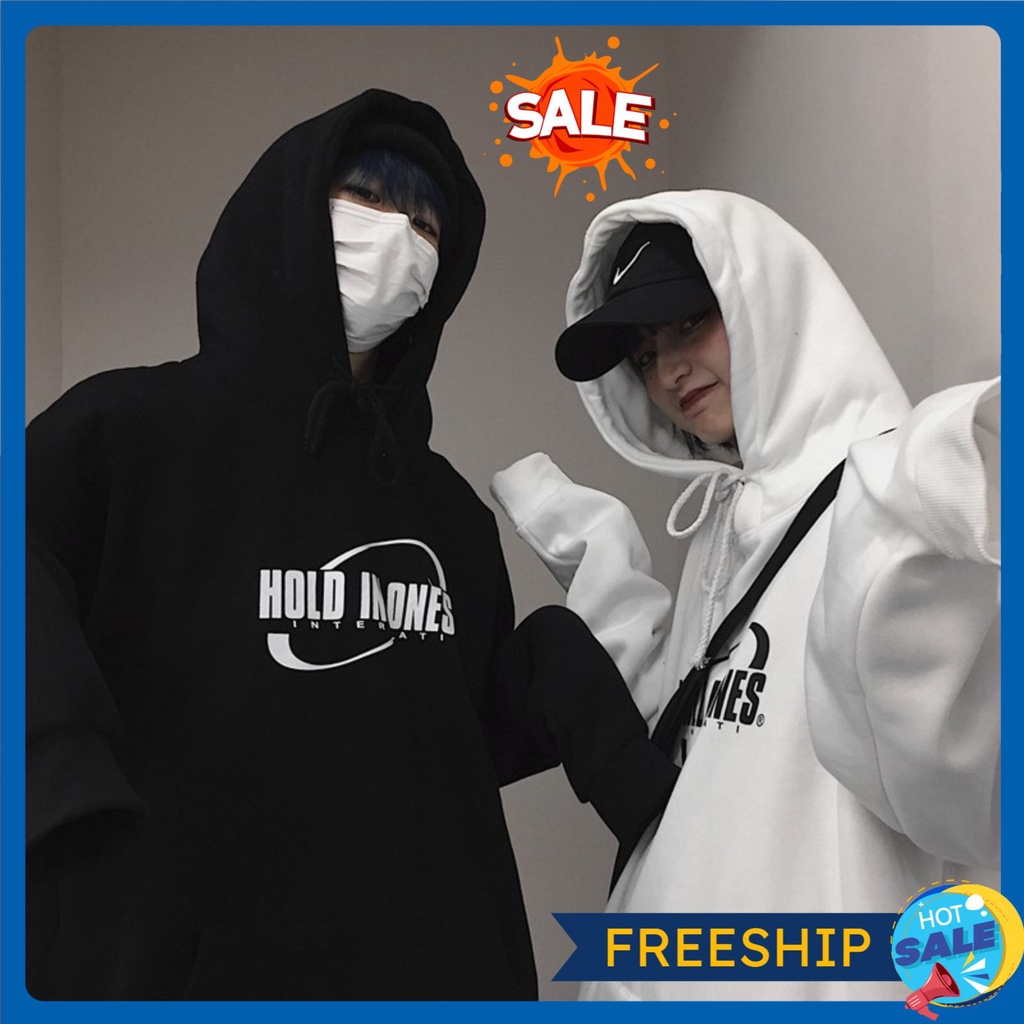 Áo khoác hoodie nam nữ HOLD Redteen,Áo sweater nỉ form rộng dáng Unisex