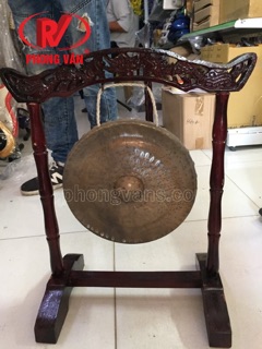 Bộ chiêng đồng và giá treo 26cm