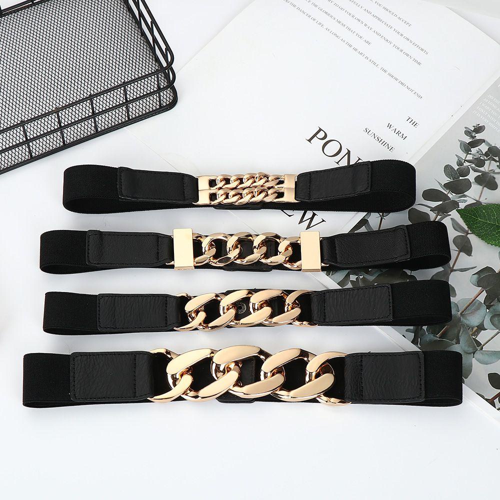 Yve Thắt Lưng Áo Khoác Kettin Cho Nữ|Thắt Lưng Kim Loại Thời Trang