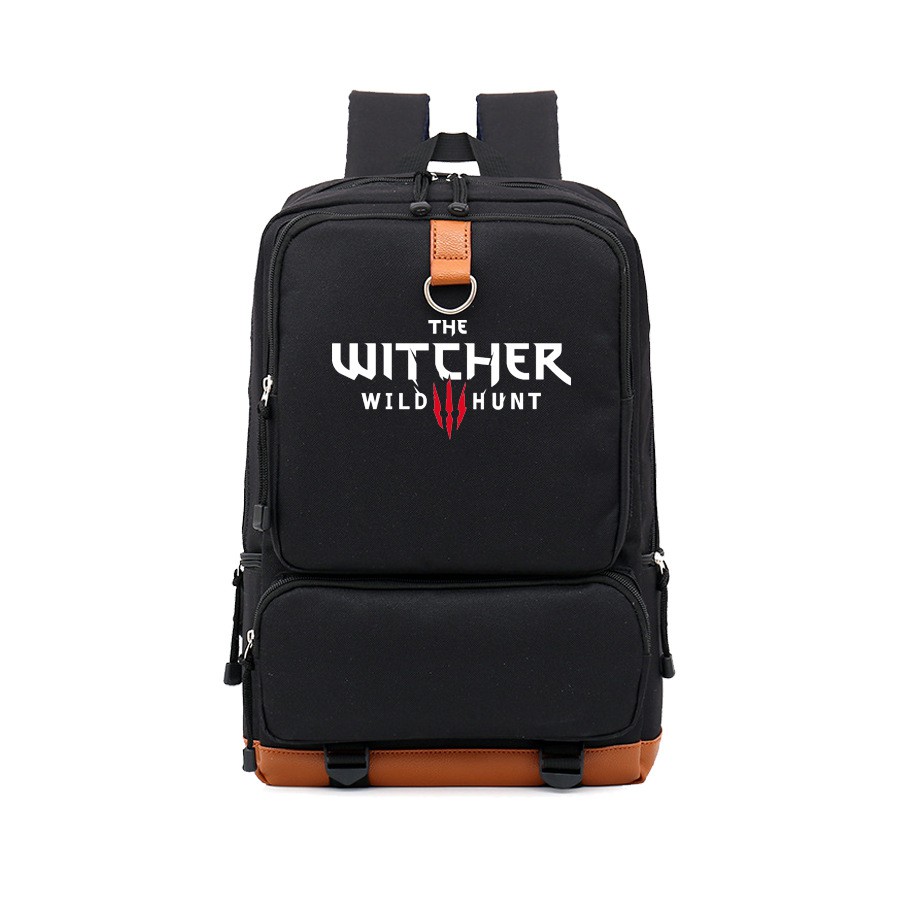 Ba Lô Đựng Máy Tính Cỡ Lớn Chất Liệu Nylon In Hình Anime Witcher 3