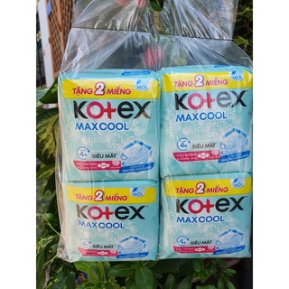 Băng vệ sinh Kotex Thảo dược cool 23cm- gói 8 miếng