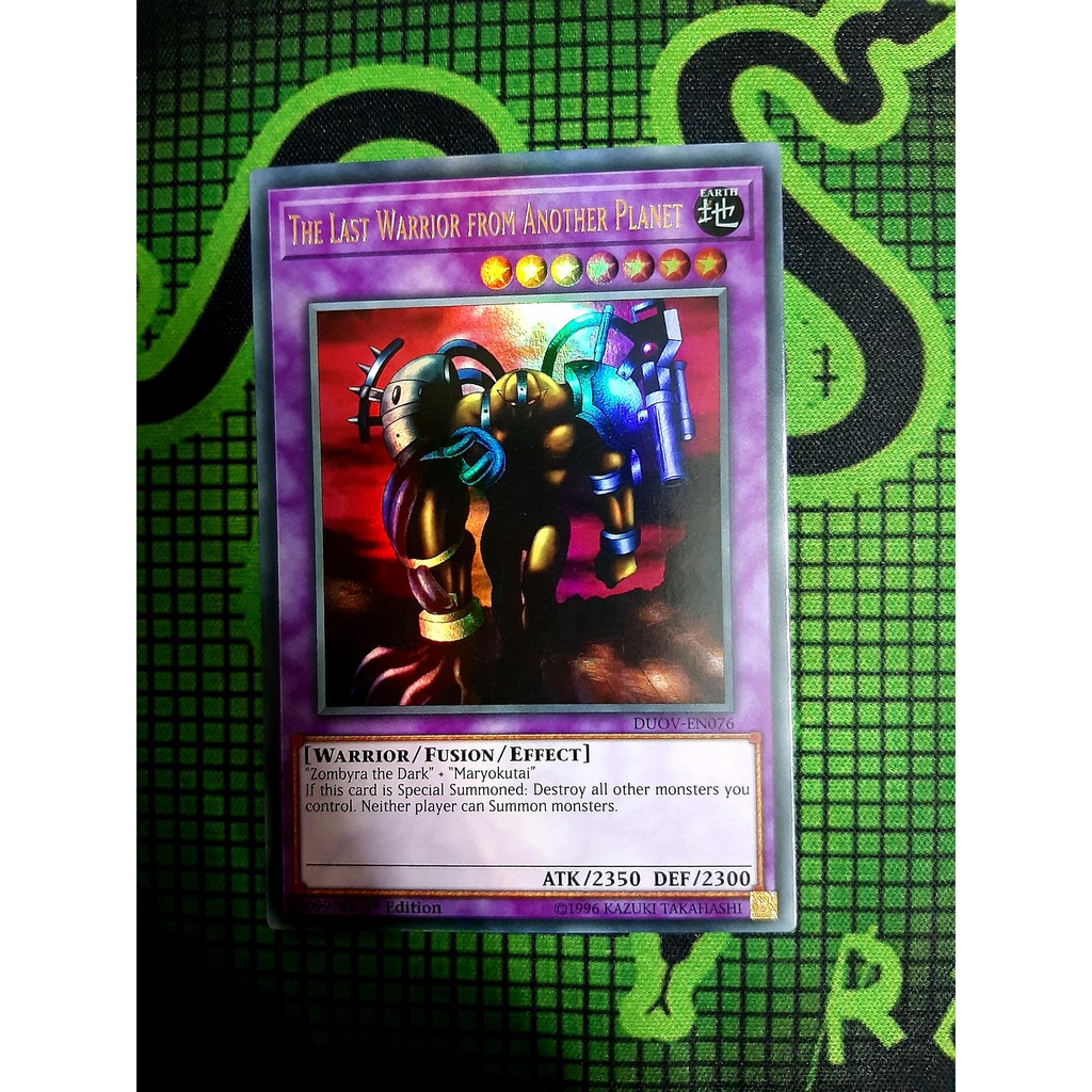 THẺ BÀI YUGIOH The Last Warrior from Another Planet - DUOV-EN076 - Ultra Rare 1st Edition