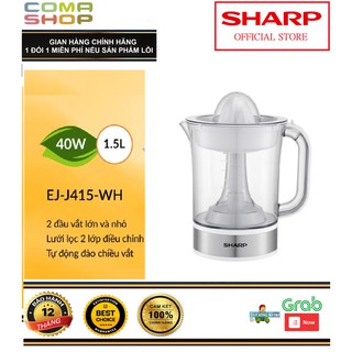 Ej-j415-wh - máy vắt cam sharp 1.5l - bảo hành chính hãng 12 tháng toàn quốc