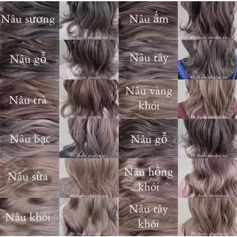 Thuốc nhuộm tóc Hàn tặng kèm oxy,gang tay