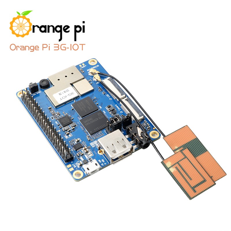 Orange Pi 3G-IOT-B Chip Cortex-A7 RAM 512MB 4GB EMMC Hỗ trợ 3G SIM Card có đủ Bluetooth Wifi và GPS