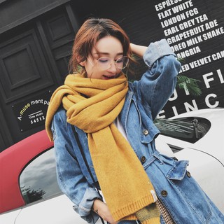 Khăn Choàng Len Dệt Kim Dày Dặn Mềm Mại In Hình Quả Dứa Phong Cách Hàn Quốc Thời Trang Mùa Đông Cho Nữ