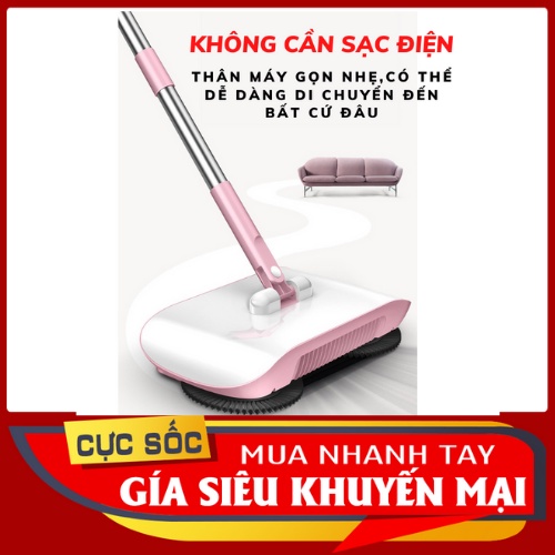 [BIG SALE T6] Chổi quét nhà hút bụi tư động thông minh xoay 360*[FREE SHIP TOÀN QUỐC] không cần dùng điện[ LOẠI 1]