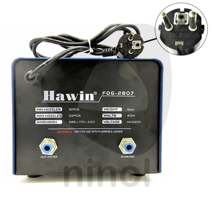 Máy bơm phun sương Hawin FOG 2807 - 25 béc