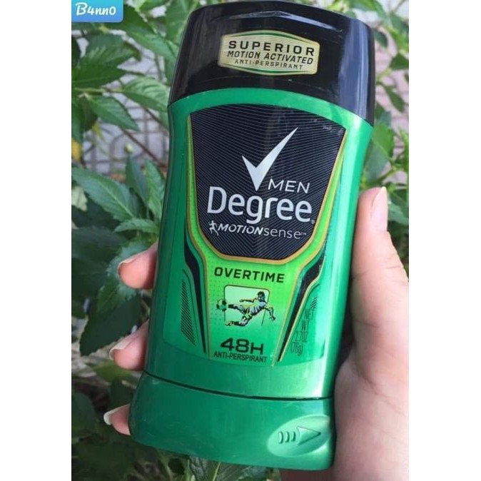 Lăn khử mùi nam dạng sáp Degree Men Advanced Protection Antiperspirant Deodorant Overtime 76g (Mỹ)