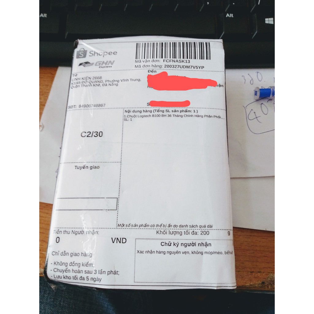 Chuột Logitech B100 BH 36 Tháng Chính Hãng Phân Phối.