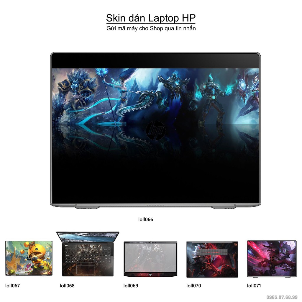 Skin dán Laptop HP in hình Liên Minh Huyền Thoại _nhiều mẫu 9 (inbox mã máy cho Shop)