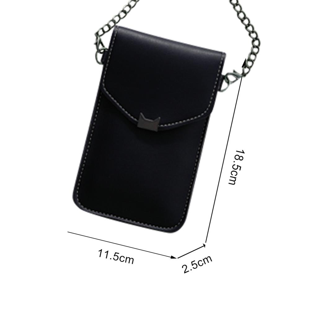 Túi đeo đựng điện thoại mini trong suốt sử dụng màn hình cảm ứng phong cách cổ điển