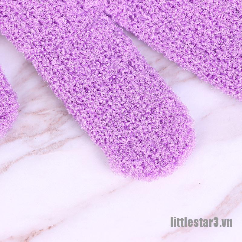 Găng Tay Sợi Massage Tẩy Tế Bào Chết Khi