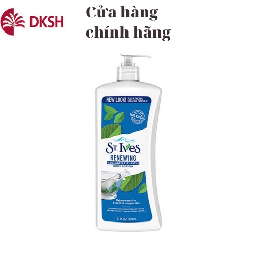Sữa dưỡng thể toàn thân trẻ hóa da St.Ives Collagen 621ml