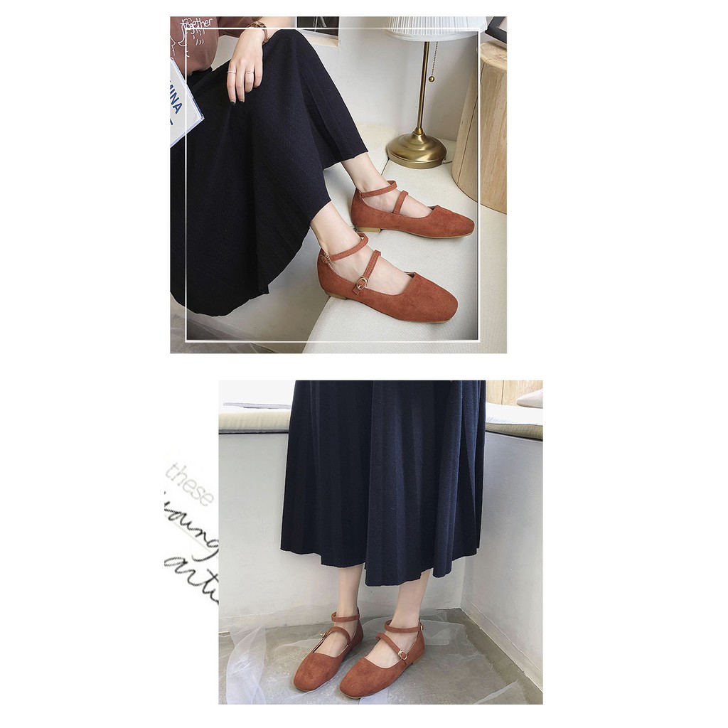 Giày Búp Bê Nữ Thời Trang Vintage | BigBuy360 - bigbuy360.vn