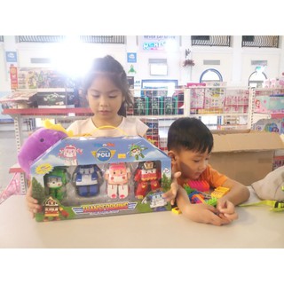 Đồ chơi 4 xe  Robocar poli và những người bạn. Kidstoys tv đồ chơi phát huy khả năng sáng tạo