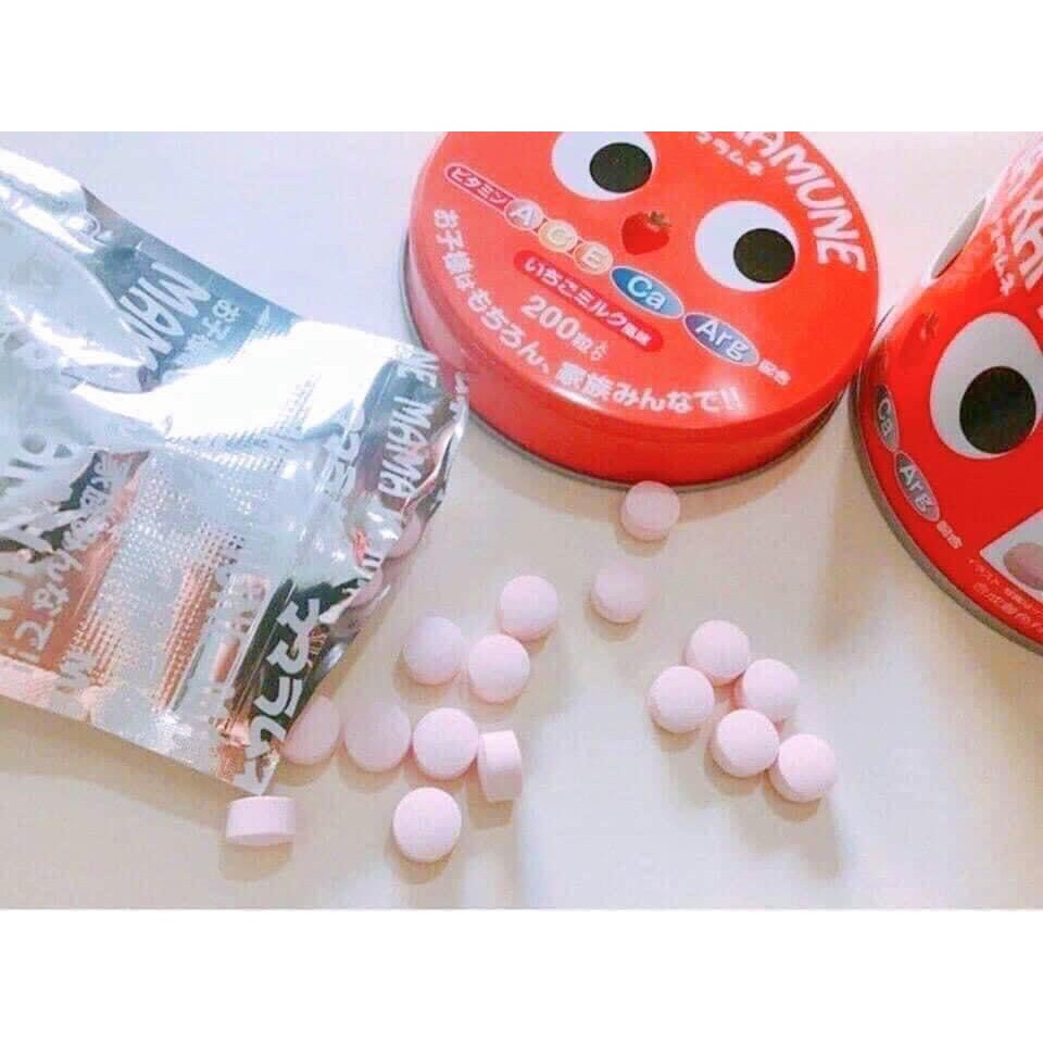 Kẹo biếng ăn cho trẻ Mama Ramune, Nhật Bản (200v)