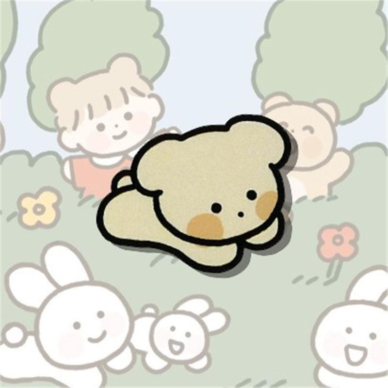 Sticker nhựa ghim cài Acrylic trang trí cho áo mũ nón cực cute