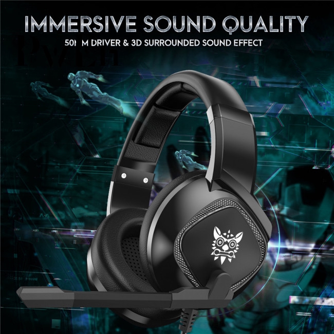 ONIKUMA K19 Gaming Heaset PS4 PC Gamer Stereo Headphones with Mic/LED Light for Xbox One/Laptop | BigBuy360 - bigbuy360.vn