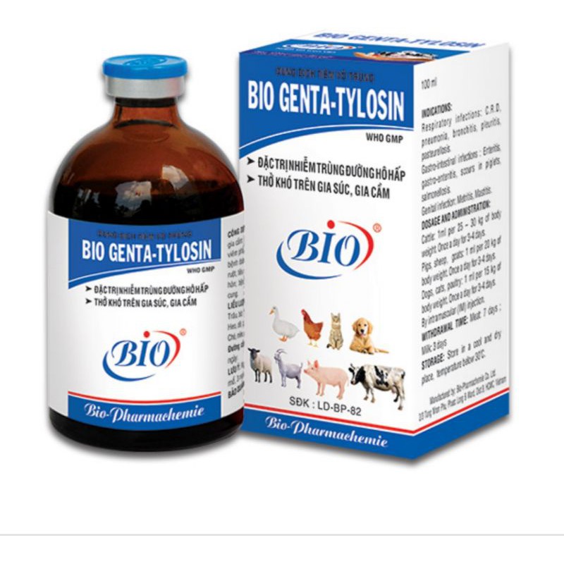 Bio Genta tylosin 20ml hsd 08/09/2022