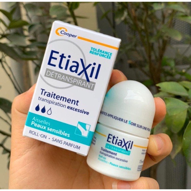 EtiaXil-  Lăn Khủ Mùi EtiaXil chính hãng nhập khẩu Pháp , lăn lách Etiaxil màu xanh dành cho da nhạy cảm 15ml