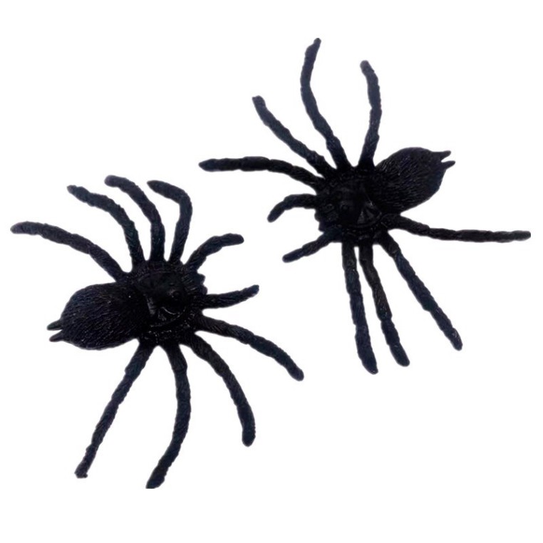 1 Con Nhện giả đồ chơi To Đen CHÂN DÀI