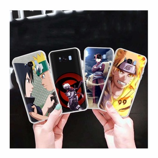 Ốp Điện Thoại Trong Suốt In Hình Anime Naruto At5 Cho Samsung Galaxy S8 S9 S10 Lite Plus S10E S7 Edge