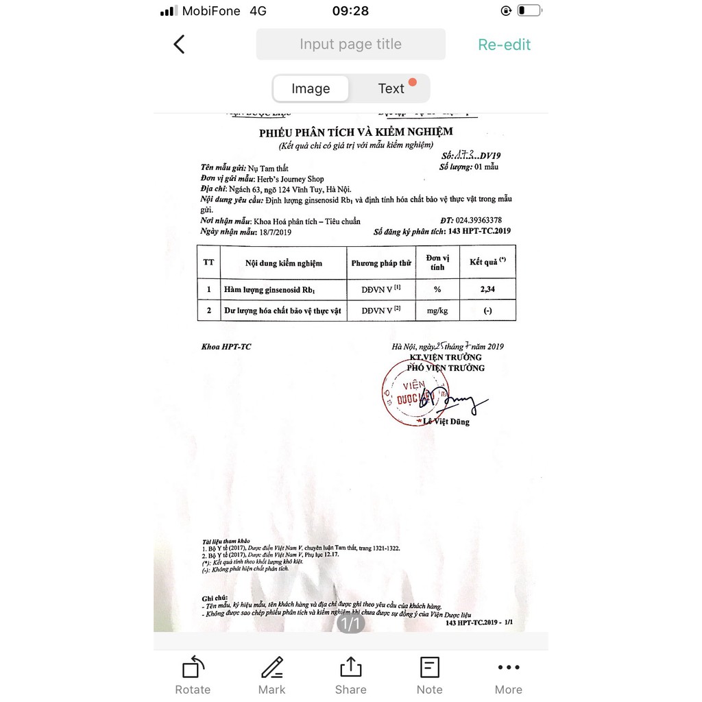 Nụ hoa tam thất 100g - Túi hút chân không