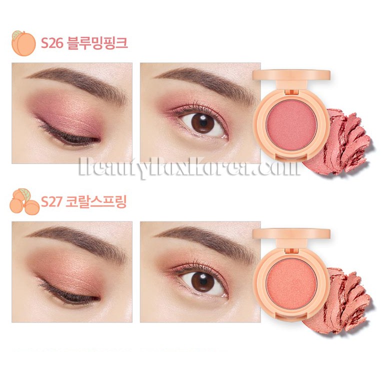 Phấn mắt Aritaum Mono Eyes Peach Apricot Collection (Một sản phẩm của Amore Pacific)