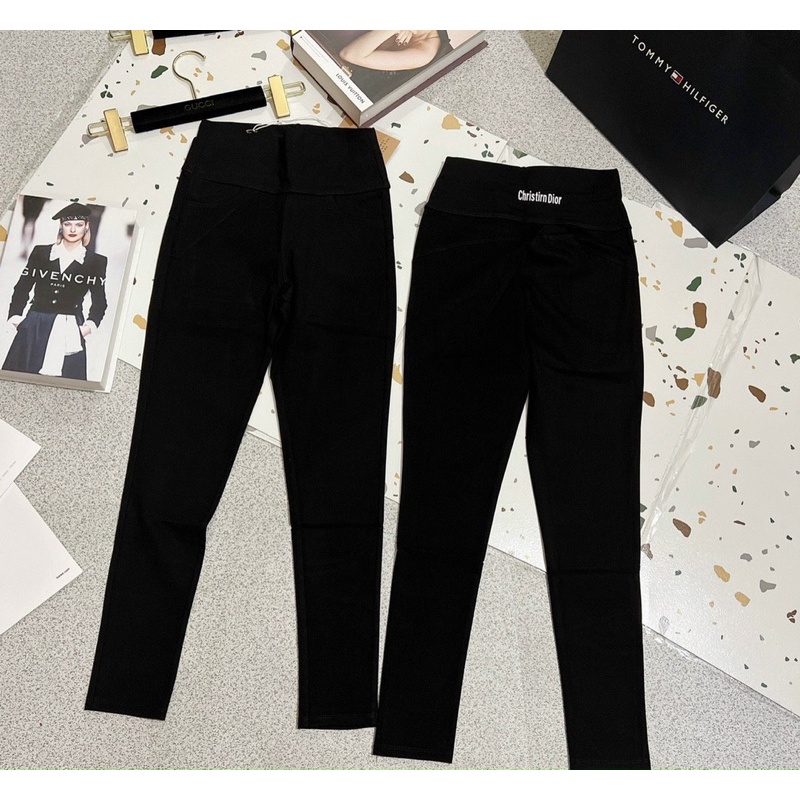 QUẦN TREGGING HÀN CẠP CHỮ KHÔNG BAI, KHÔNG XÙ HÀNG QCL1 MS19166