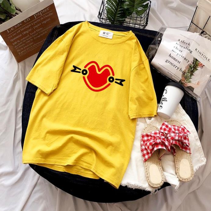 SALE- ÁO THUN MOMOLAND TRÁI TIM ĐỎ KPOP - áo siêu HOT