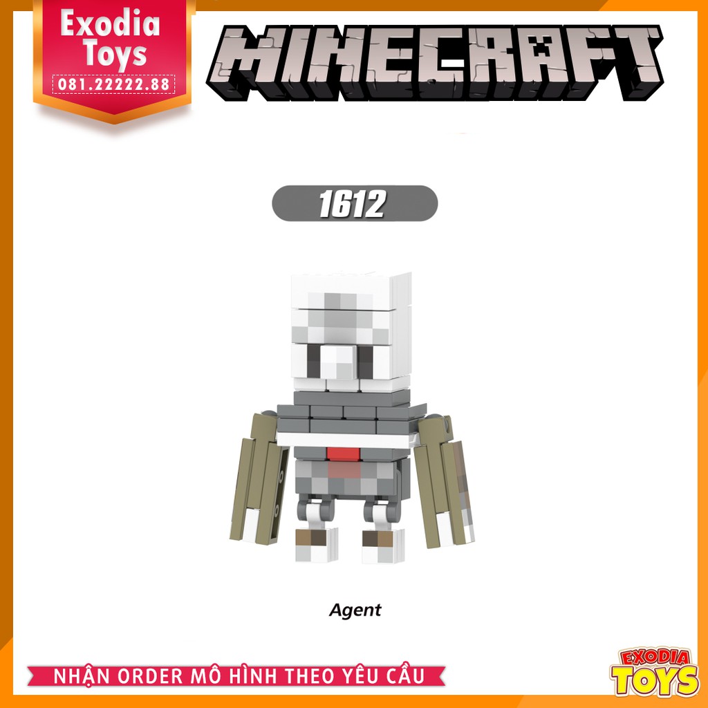 Xếp hình Minifigure nhân vật trò chơi My World Minecraft - Đồ Chơi Lắp Ghép Sáng Tạo - XINH X0301