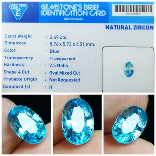 Giấy Ghi Chú Đính Đá Zircon Màu Xanh Dương Tự Nhiên Hq