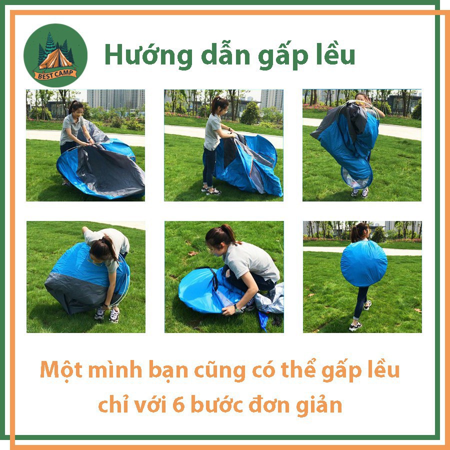 Lều cắm trại du lịch dã ngoại đi phượt chống mưa nắng hangtienichthongminh