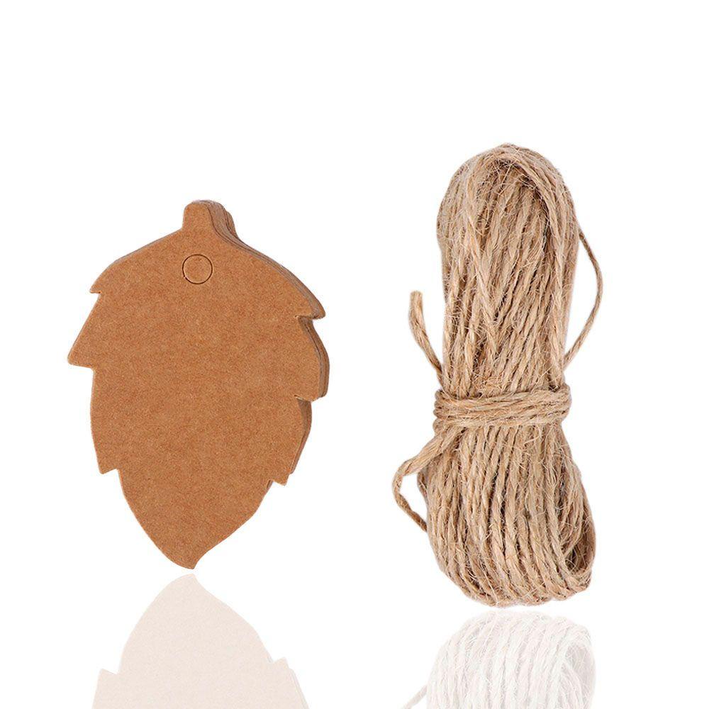 Set 100 Thẻ Quà Tặng Hình Lá Phong Và Lá Phong Handmade