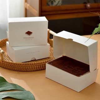 Hộp Bánh Tiramisu Mousse Bằng Giấy Đựng Lạnh Phụ kiện trang trí Bánh Đẹp Mắt