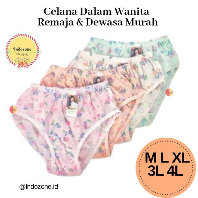 Quần lót Cotton in hoa Size M L XL 3L 4L cho phụ nữ mang thai