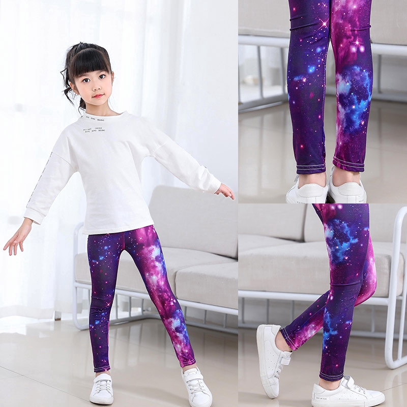 Quần Legging Dài NNJXD In Họa Tiết Dễ Thương Cho Bé Gái 2-9 Tuổi