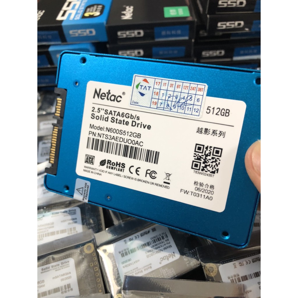 SSD Netac mSATA 256GB N5M SATA3 6Gb/s Chính Hãng Dùng Cho Laptop PC - Bảo hành 36 tháng