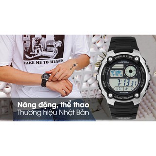 Đồng hồ nam dây nhựa Casio AE-2100W