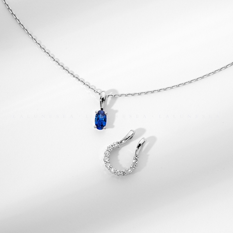 Vòng Cổ Bạc Hình Móng Ngựa Hoang Dã Độc Đáo Đính Đá Cho Nữ DB2667 Bảo Ngọc Jewelry